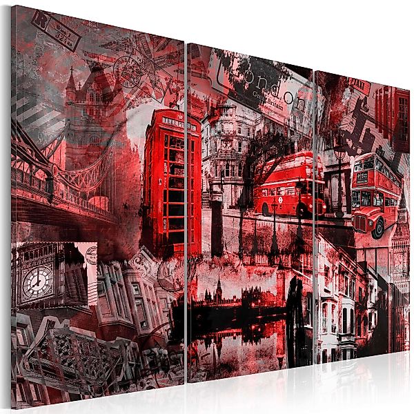 Wandbild - Rotes London günstig online kaufen
