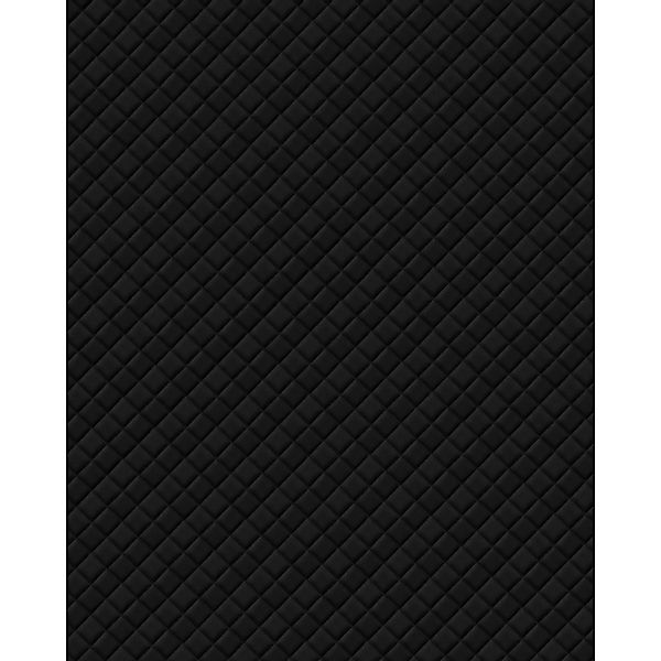 WALLFACE 15029 ROMBO Wandpaneel Leder Design Karo Wandplatte Schwarz 2600 m günstig online kaufen