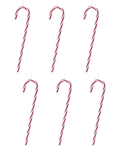 Kaemingk Christbaumschmuck, Christbaumschmuck Kunststoff Zuckerstangen 13cm günstig online kaufen