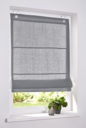 Kutti Raffrollo "Metis" mit Hakenaufhängung ohne Bohren einfarbig, blickdic günstig online kaufen