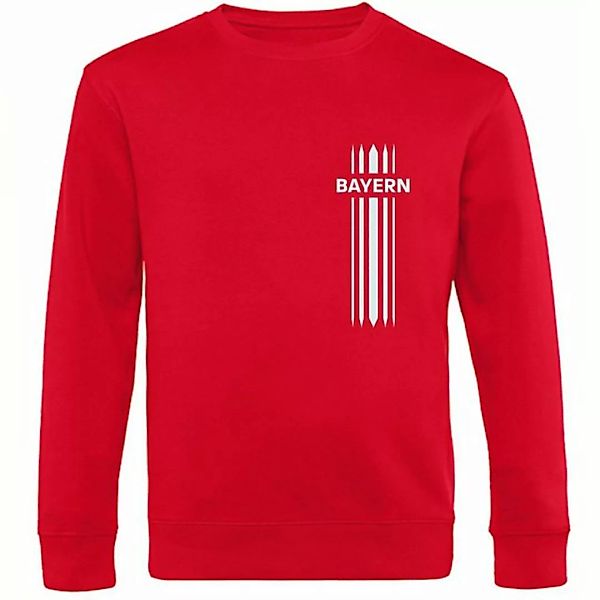 multifanshop Sweatshirt Bayern - Streifen - Pullover günstig online kaufen