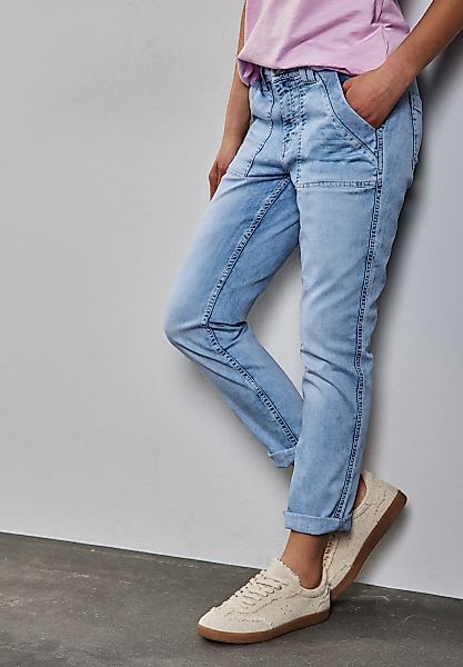 STREET ONE Relax-fit-Jeans, im Cargo-Look günstig online kaufen