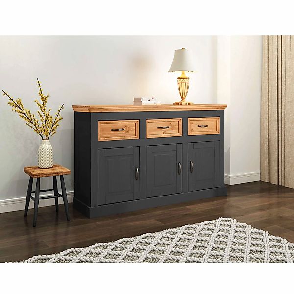 OTTO home Sideboard "Selma" Kommode aus massivem Kiefernholz, Breite 145 cm günstig online kaufen
