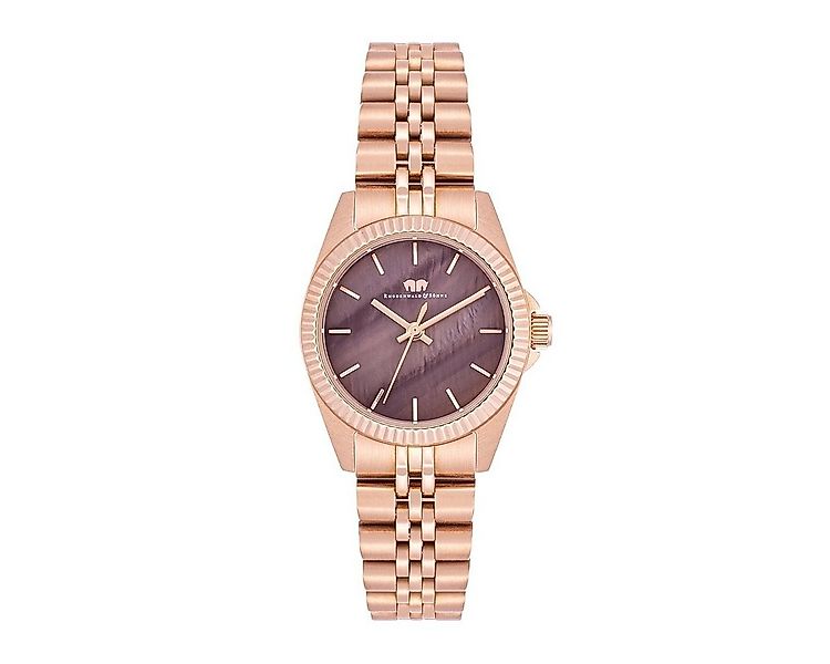 Rhodenwald & Söhne Quarzuhr Cassina roségold, mit Edelstahl-Armband günstig online kaufen
