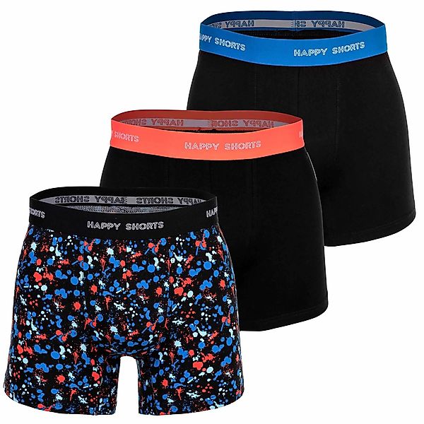 HAPPY SHORTS Boxer Herren Boxershort 3er günstig online kaufen