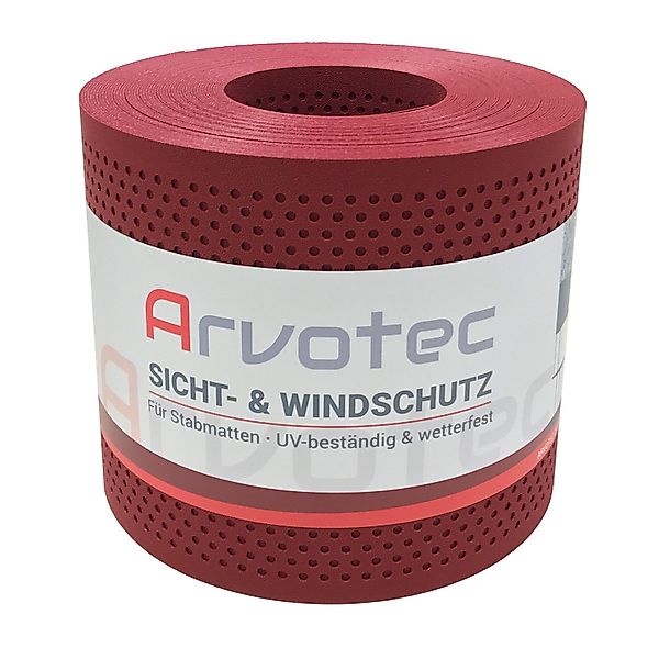 Arvotec Sichtschutzstreifen EXCLUSIVE Sichtschutzrolle 25m "Gelocht", günstig online kaufen