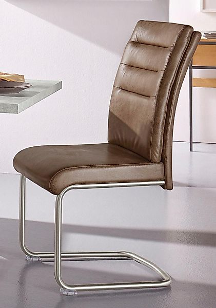 HELA Esszimmerstuhl "Paula Freischwinger" (Set) 4 Stk.mit Echtedelstahlgest günstig online kaufen