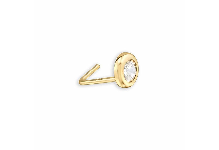 Monkimau Nasenpiercing 14K Gold Nasenstecker 3mm Zirkonia Nasenschmuck 585 günstig online kaufen