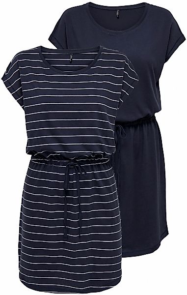 ONLY Shirtkleid "ONLMAY LIFE S/S DRESS 2 PACK CS JRS", (2er-Pack), Sommerkl günstig online kaufen