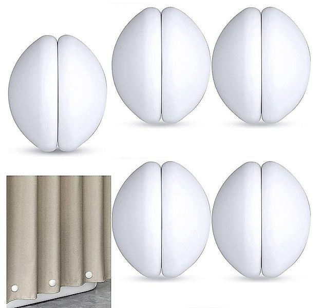 FELIXLEO Duschrollo Duschvorhang-Gewichte silikonbeschichtete Starke Duschv günstig online kaufen