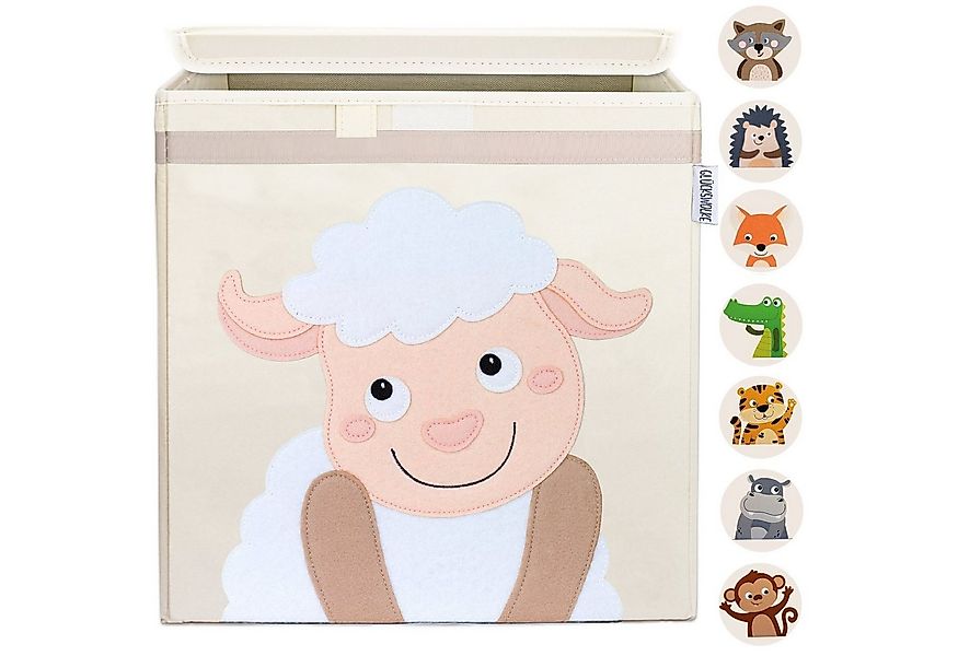 GLÜCKSWOLKE Aufbewahrungsbox Kinder - 15 Motive I Spielzeugkiste mit Deckel günstig online kaufen
