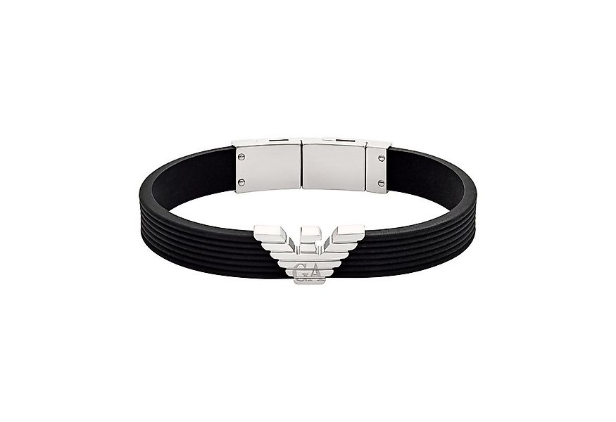 Emporio Armani Armband Schmuck Geschenk Edelstahl Silikon Armschmuck günstig online kaufen