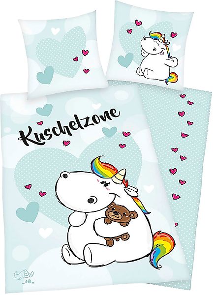 Pummeleinhorn Kinderbettwäsche "Pummeleinhorn" 2 Stk. günstig online kaufen