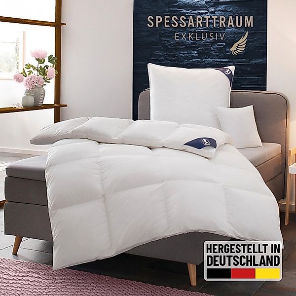 SPESSARTTRAUM Daunenbettdecke »Exklusiv, Bettdecken für Sommer und Winter«, günstig online kaufen