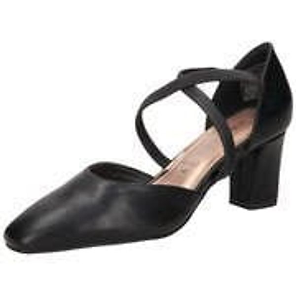 Via della Rosa Spangenpumps Damen schwarz günstig online kaufen