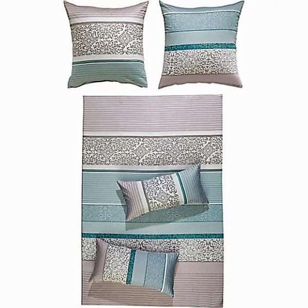 REDBEST Bettwäsche Bettwäsche, Mako-Satin, Satin Streifen günstig online kaufen