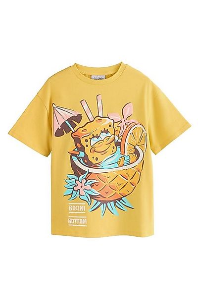 Next T-Shirt Übergroßes T-Shirt aus 100 % Baumwolle Spongebob (1-tlg) günstig online kaufen