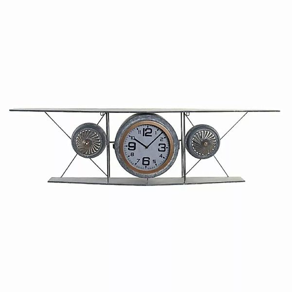 Wanduhr Dkd Home Decor Kristall Eisen Flugzeug Holz Mdf Dunkelgrau (120 X 2 günstig online kaufen