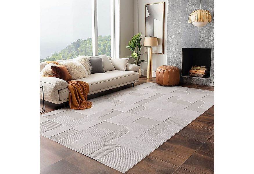 Carpettex Designteppich Unicolor - Einfarbig, Rechteckig, Höhe: 4 mm, Indoo günstig online kaufen