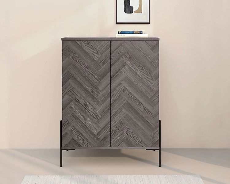 OTTO home Highboard "Eadwine" Kommode, Midischrank, Push-to-open, Türen mit günstig online kaufen