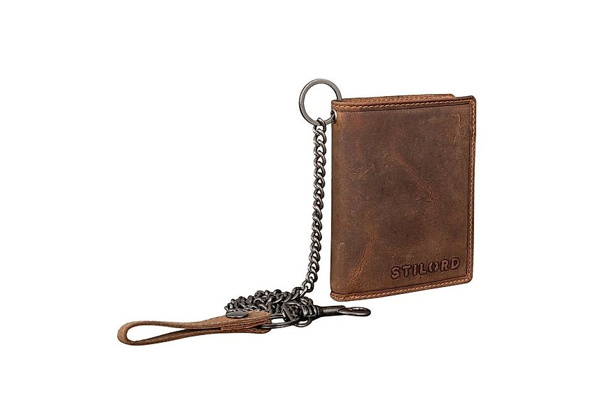 STILORD Geldbörse "Mick" Biker Geldbeutel mit Kette Herren Echtleder mit RF günstig online kaufen