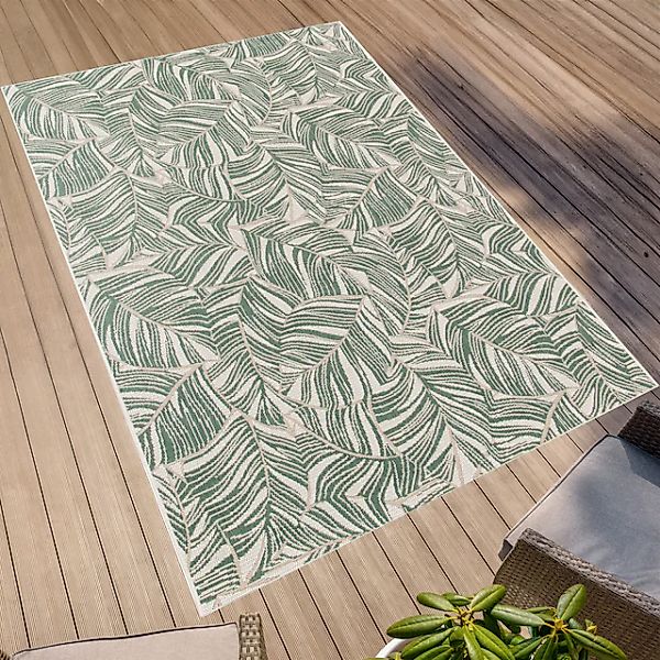 Primaflor-Ideen in Textil Teppich »Outdoorteppich PARADISE - Leaves«, recht günstig online kaufen