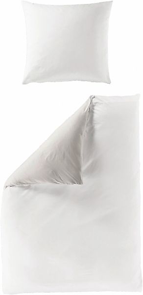 BIERBAUM Wendebettwäsche »Modern Uni in Gr. 135x200 oder 155x220 cm«, Moder günstig online kaufen