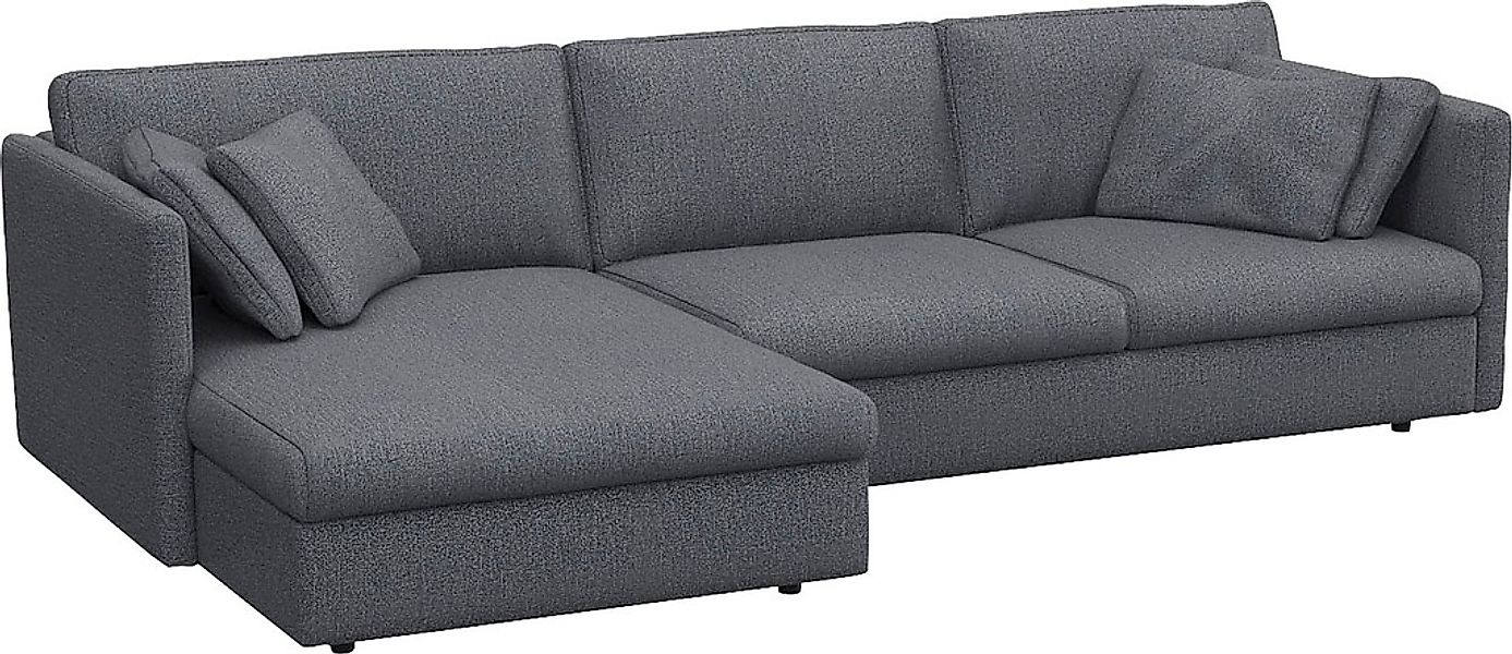 FLEXLUX Ecksofa "Lovane" Weich & anschmiegsam, große Sitztiefe auf Kaltscha günstig online kaufen