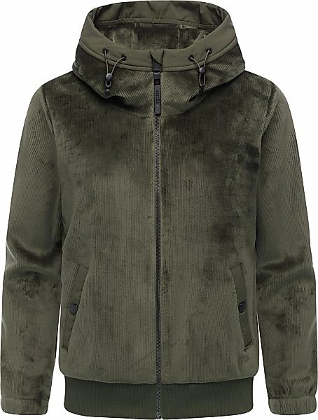 Ragwear Fleecejacke "Cousy Short Bonded" mit Kapuze Übergangsjacke mit kusc günstig online kaufen