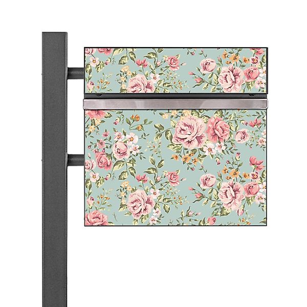 Banjado Standbriefkasten Anthrazit 45x120x16.5cm Groß Inkl. Montagematerial günstig online kaufen