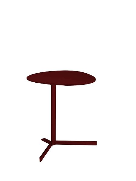 Birdy Kiesel Beistelltisch oval rubinrot H: 45cm günstig online kaufen