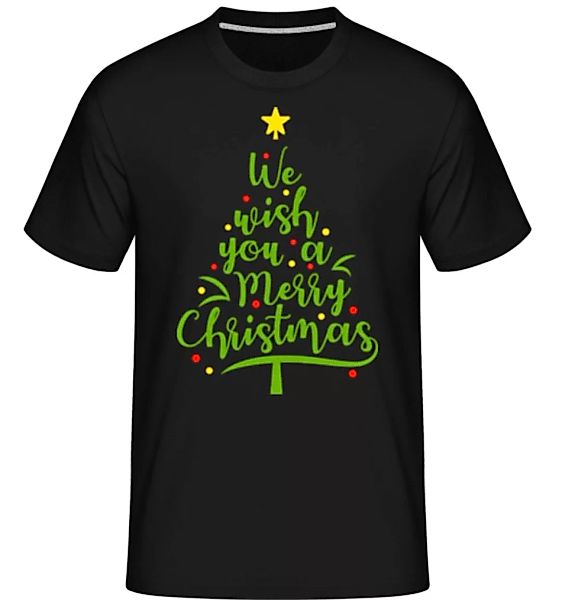 We Wish You A Merry Christmas · Shirtinator Männer T-Shirt günstig online kaufen