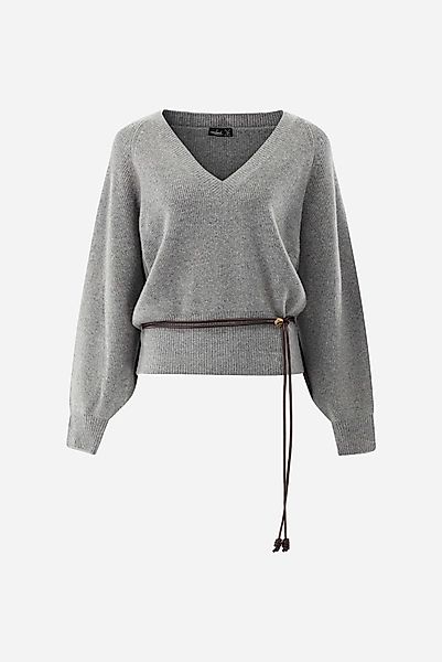 Pullover tailliert mit V-Ausschnitt günstig online kaufen