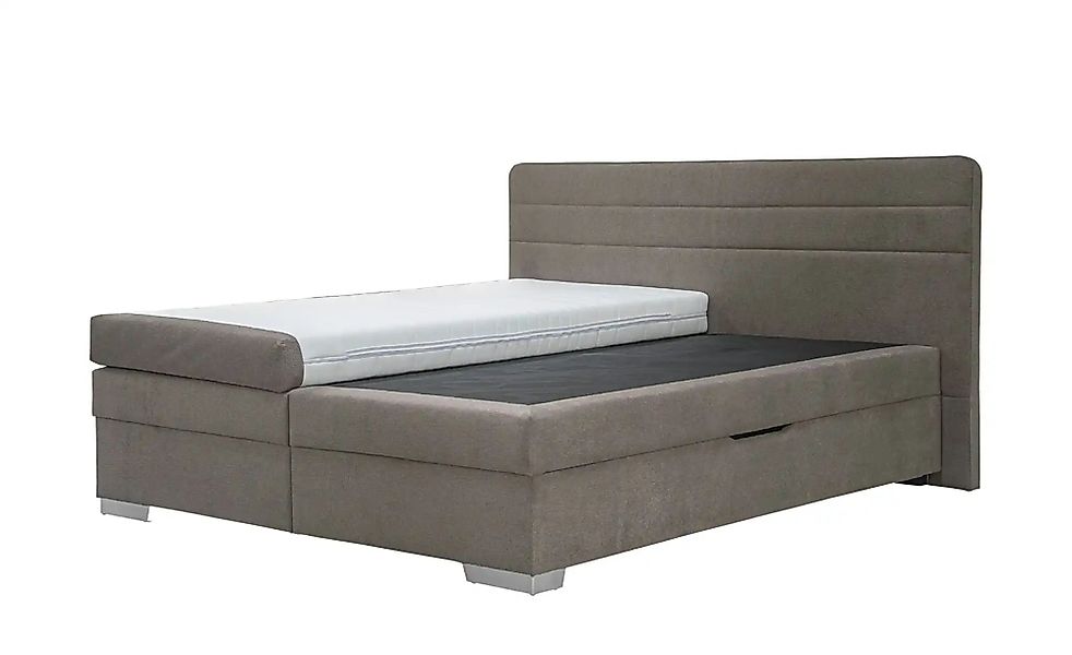 Boxspringbett mit Bettkasten Hackney ¦ braun ¦ Maße (cm): B: 201 H: 109 Bet günstig online kaufen