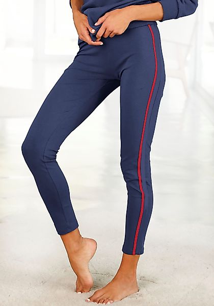 H.I.S Leggings Seitliche Streifeneinsätze in Kontrastfarben, günstig online kaufen