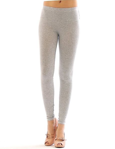 SYS Leggings Damen Leggings lang hoher Bund Baumwolle blickdicht günstig online kaufen
