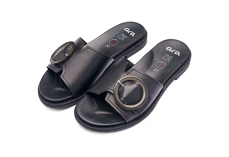 Ara ELBA Pantolette Sommerschuh, Schlupfschuh mit Zierschnalle, in Weite G günstig online kaufen