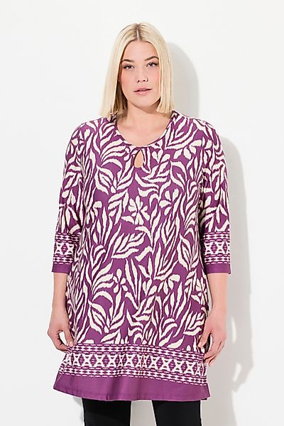 Ulla Popken Longshirt Longshirt A-Linie florales günstig online kaufen