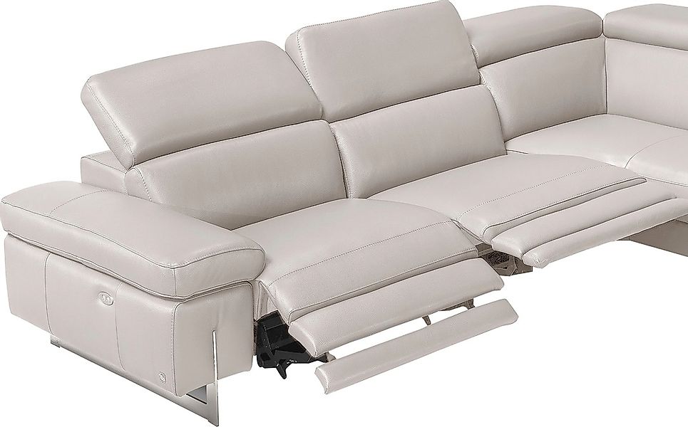 Egoitaliano Ecksofa »Candice«, inkl. 2 elektrischer Relaxfunktionen, Bedien günstig online kaufen