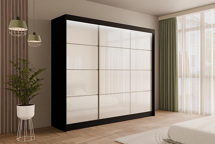 ALTDECOR Schiebetürenschrank PEKA3 (Kleiderschrank Garderobenschrank mit vi günstig online kaufen