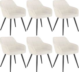 Woltu Esszimmerstuhl (6 St), mit Armlehne günstig online kaufen