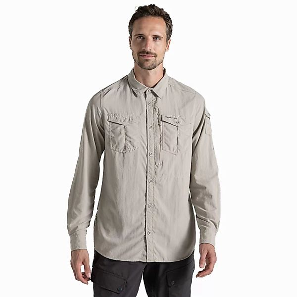 Craghoppers NosiLife Adventure Long Sleeved Shirt III Parchment günstig online kaufen