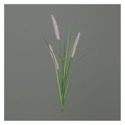 Kunstblume Dekogras - blühend - rosa/grün günstig online kaufen