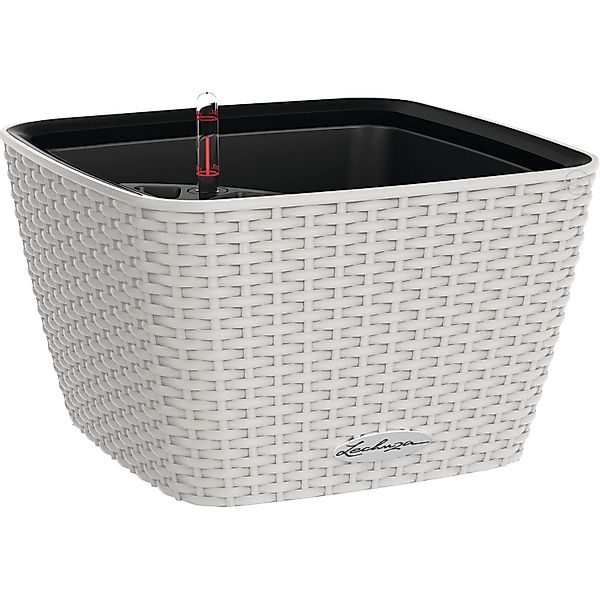 Lechuza® Pflanzgefäß Bacino Cottage Lichtgrau 30 x 30 cm Bewässerungssystem günstig online kaufen