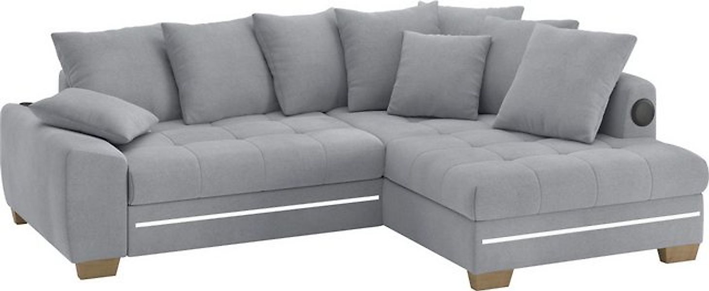Mr. Couch Ecksofa Nikita II, L-Form, mit Kaltschaum, RGB-LED, Soundsystem, günstig online kaufen