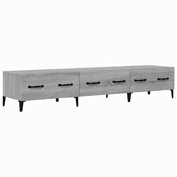 furnicato TV-Schrank Grau Sonoma 150x34,5x30 cm Holzwerkstoff (1-St) günstig online kaufen