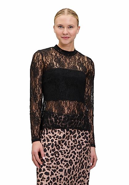 Vera Mont Kurzarmshirt "Damen Spitzenshirt langarm", 1 Stk. günstig online kaufen