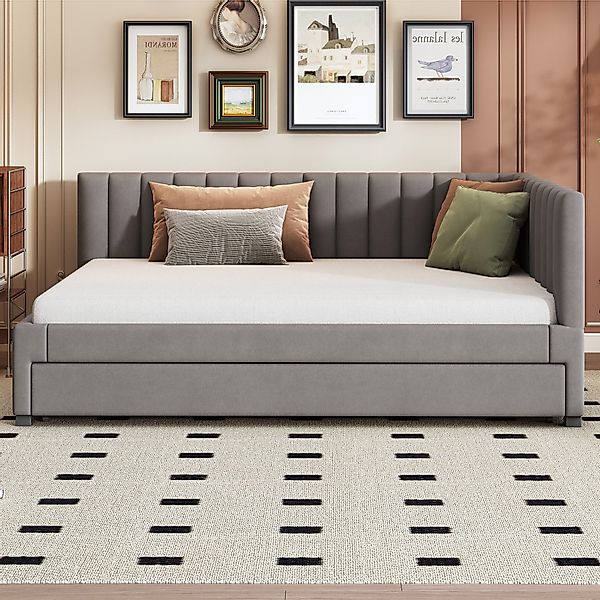 MODFU Schlafsofa Polsterbett Daybett Tagesbett Gästebett günstig online kaufen