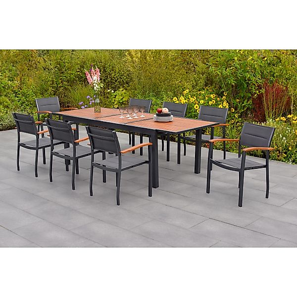 MERXX Garten-Essgruppe "Paxos" 9 Stk. tlg. günstig online kaufen