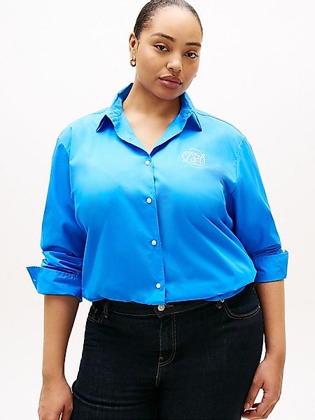 Tommy Hilfiger Curve Hemdbluse CRV COTTON EASY SHIRT in großen Größen, Baum günstig online kaufen